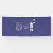 Les bannières chrétiennes Jésus mon héros ont (Horizontal)