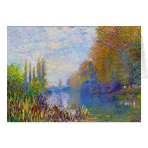 Les banques de la Seine en automne Claude Monet