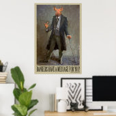 Les Banquiers Ont Un Message Pour Vous - Poster Po (Bureau à domicile)