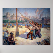 Les batteurs de pieux poster (Voorkant)