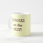 Les beagles sont la meilleure tasse (Devant gauche)