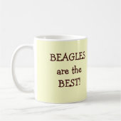 Les beagles sont la meilleure tasse (Gauche)