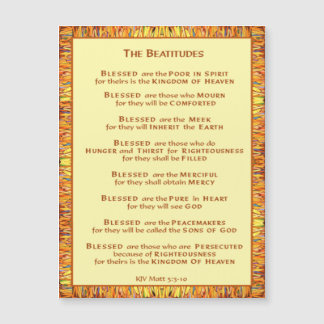 Les Béatitudes du Sermon sur le Mont Magnet