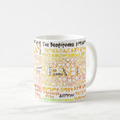 Les béatitudes en amharique - tasse de Matthew (Devant droit)