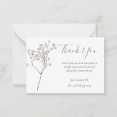 Les bébés respirent la Carte de remerciements de s (Devant)