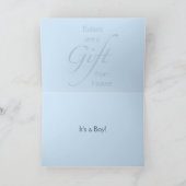 Les bébés sont un Modèle photo bleu cadeau (Intérieur)