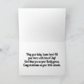 Les Bébés Sont Une Bénière Carte De Félicitations (Intérieur)