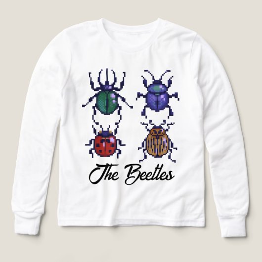 Les Beetles, l'art des pixels (Motif recto)