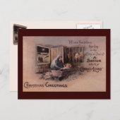 Les bénédictions de la carte postale de Noël (Devant / Derrière)