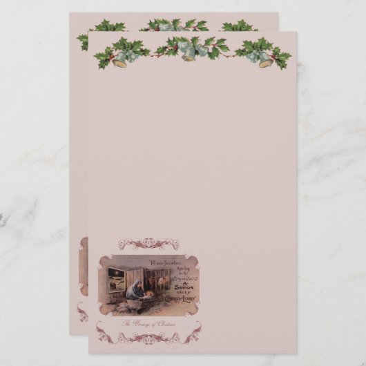 Les bénédictions de la papeterie de Noël (Devant / Derrière)