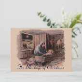 Les Bénédictions de Noël Invitation (Debout devant)