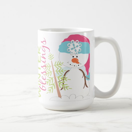 Les bénédictions d'hiver Mug (Droite)
