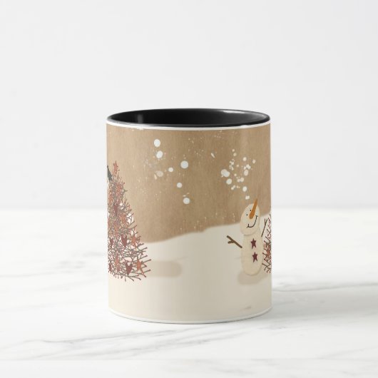 Les bénédictions d'hiver Mug (Centre)