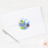 Les bibliophiles sont cool autocollant (Enveloppe)