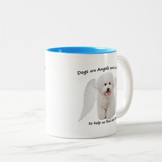 Les bichons sont des anges Mug (Devant droit)
