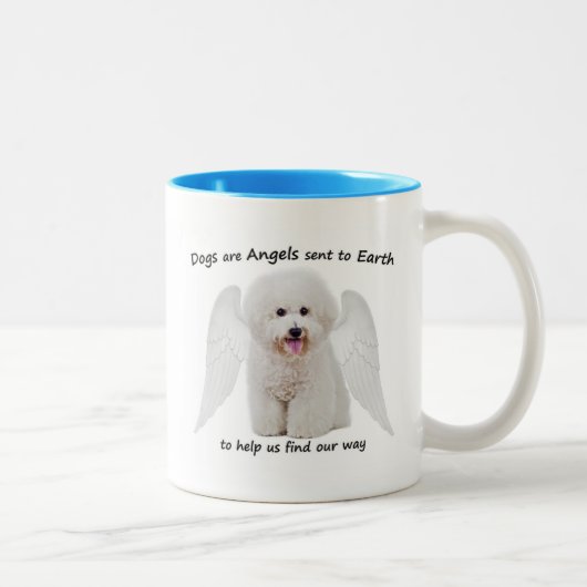 Les bichons sont des anges Mug (Droit)