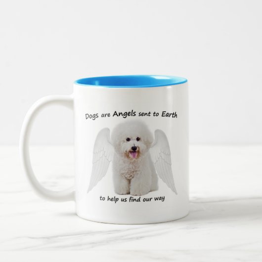Les bichons sont des anges Mug (Gauche)