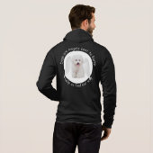 Les bichons sont Sweat - shirts à capuche d'anges (Dos entier)