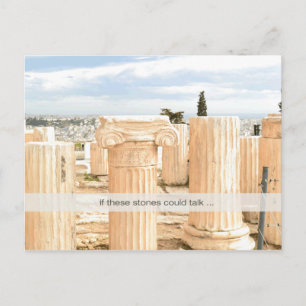 Les billes réunies Piliers de carte postale sur l'