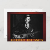 Les bleus de la carte postale de Robert Johnson (Devant / Derrière)