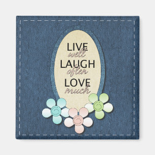 Les blues-jean vivent aimant d'amour de rire