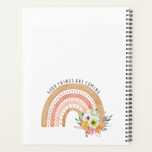 Les bonnes choses arrivent, boho arc-en-ciel (Dos)