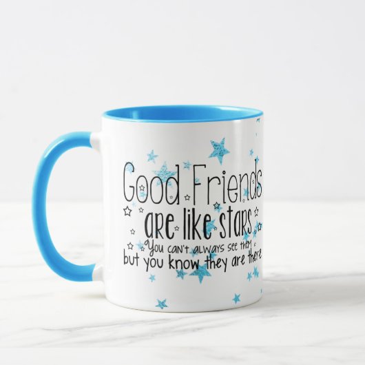 Les bons amis mignons sont comme la tasse (Gauche)