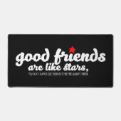 Les bons amis sont comme les étoiles (Recto)