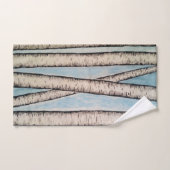 Les bouleaux (Serviette à main)