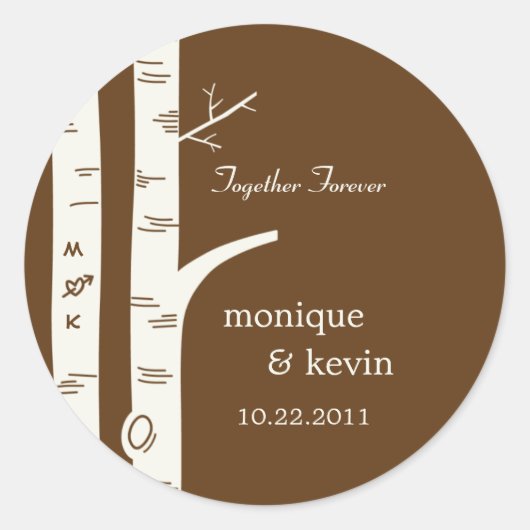 Les bouleaux privilégient les autocollants ou les  (Devant)