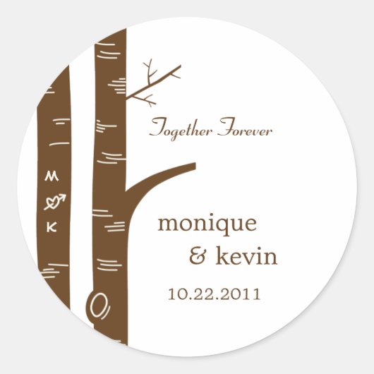 Les bouleaux privilégient les autocollants ou les (Devant)