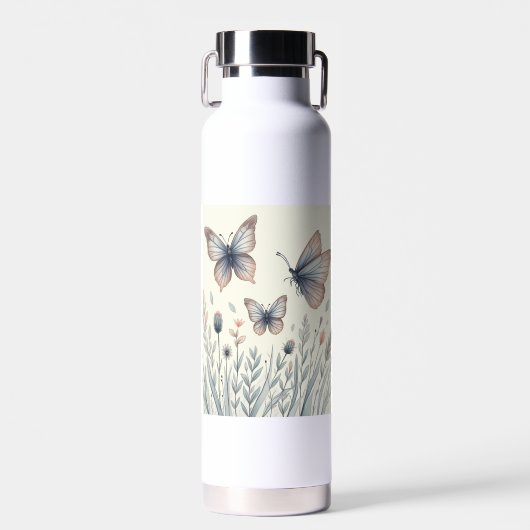 Les bouteilles d'eau papillon (Avant)