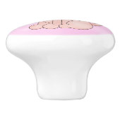 Les boutons de l'enfant et le lion rose mignon de (Côté)