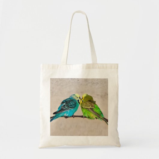 Les Budgies dans le sac d'amour (Devant)