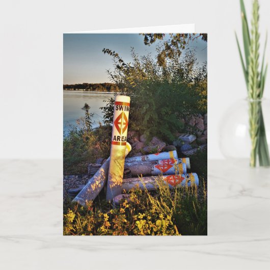 "Les Buoys Hibernent" Carte d'anniversaire (Devant)