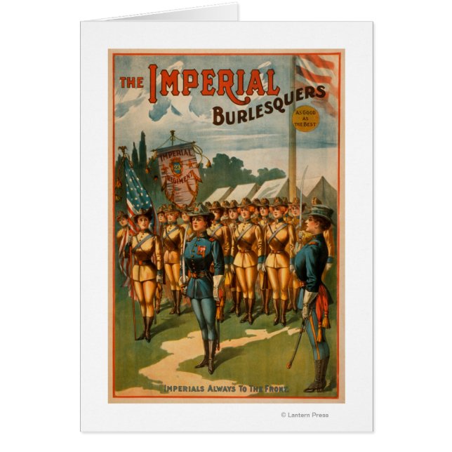 Les Burlesquers Impériaux Jouent Des Soldats Fémin (Devant)