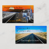 Les camionneurs le font à l'heure font une carte (Devant / Derrière)