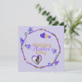 Les campanules - Carte de fête des mères personnal (Debout devant)