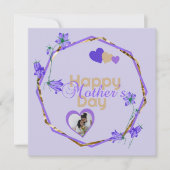 Les campanules - Carte de fête des mères personnal (Devant)