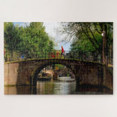 Les canaux d'Amsterdam. Jigsaw Puzzle (Horizontal)