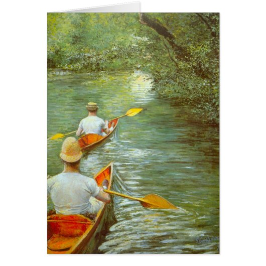 Les Canotiers, Périssoires de Gustave Caillebotte (Devant)