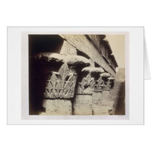 Les capitales du portique, temple de Khnum, Esna