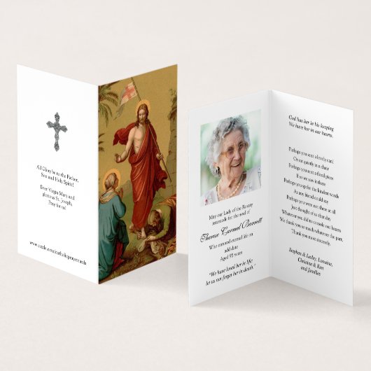 Les cartes catholiques de prière | le Christ a 1 (Intérieur et extérieur)