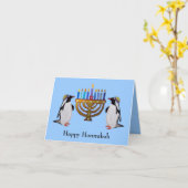 Les cartes choisies congelées de Hannukah (Fleur jaune)