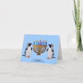 Les cartes choisies congelées de Hannukah (Dos)