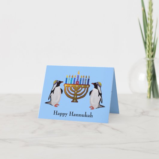 Les cartes choisies congelées de Hannukah (Devant)