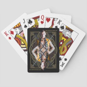 Les cartes de jeu classiques de cowboy de l'espace