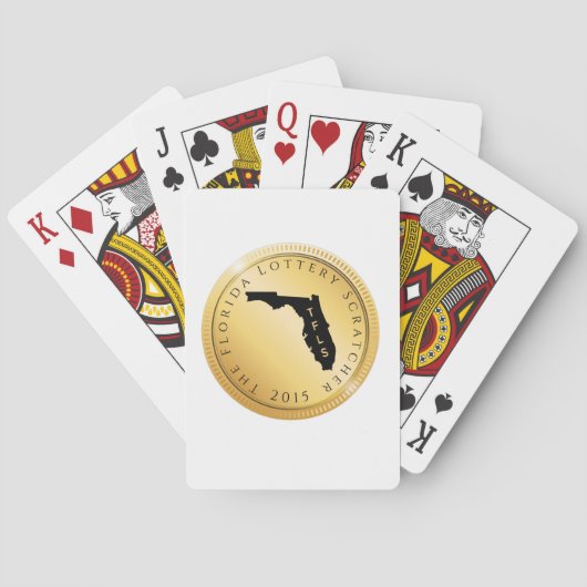 Les Cartes De Jeu De La Loterie De Floride (dos)