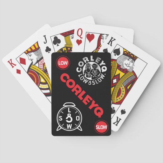 Les cartes de jeu - le "bas et ralentissent" la (dos)