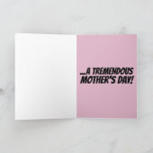 LES CARTES DE JOUR DE LA MÈRE DONALD TRUMP, ÉNORME (Intérieur)